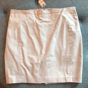 Express Tan Pencil Skirt